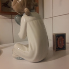 ZAPHIR /( LLADRO ? Tyylinen ) , Posliinityttö patsas. - pikkukuva 4
