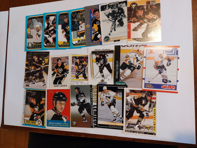 Mario Lemieux kortteja 18kpl
