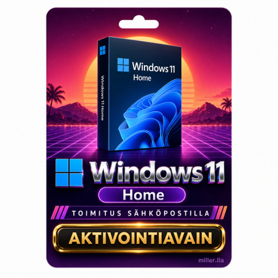 Windows 11 Home alkuperäinen avain + suomenkieliset ohjeet