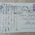 Tonttu ratsastaa piparilla, omena kainalossa, kynttilä, 1921 - pikkukuva 2