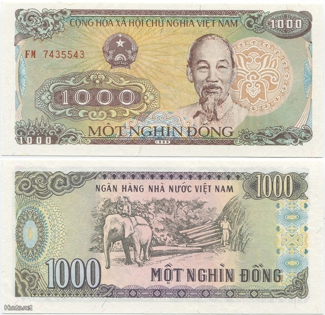 Vietnam 1000 Dong v.1988 (P-106a) UNC