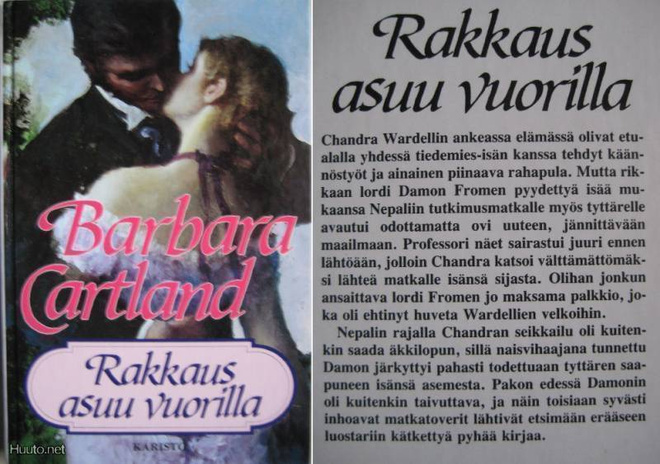 Barbara Cartland: Rakkaus asuu vuorilla  2p. -88