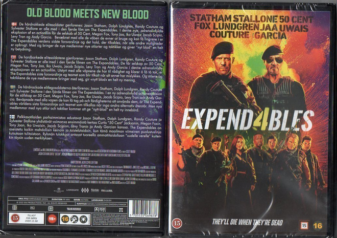 expendables 4	(25 215)	UUSI	-FI-	DVD	nordic,			2023