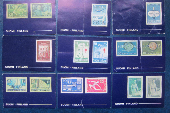 PANDA POSTIMERKKIPURUKUMI 13 KPL