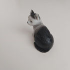 KISSA-FIGUURI CHINA HARMAAVALKOINEN - pikkukuva 4