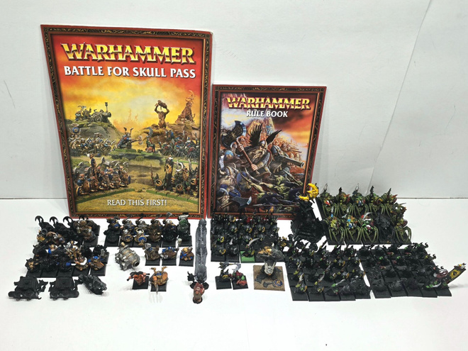 WHFB - Battle for Skull Pass figuurit ja kirjat [F37]