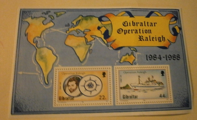 Gibraltar, Operation Raleigh 1984 - 1988 pienoisarkki