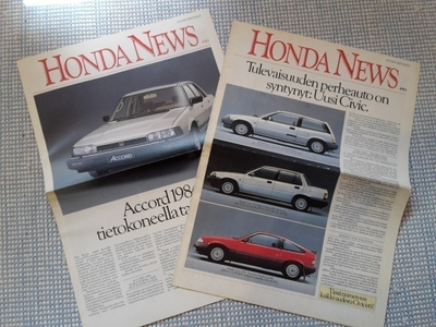 Honda News -lehdet, 1983