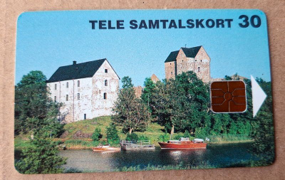 Kastelholmin linna Åland puhelukortti D159 Samtalskort