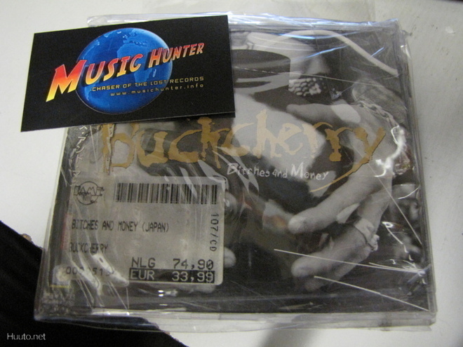 BUCKCHERRY - BITCHES AND MONEY CD SINGLE JAPANI PAINOS