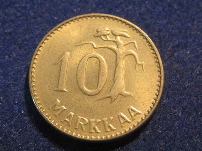 10 markkaa 1956