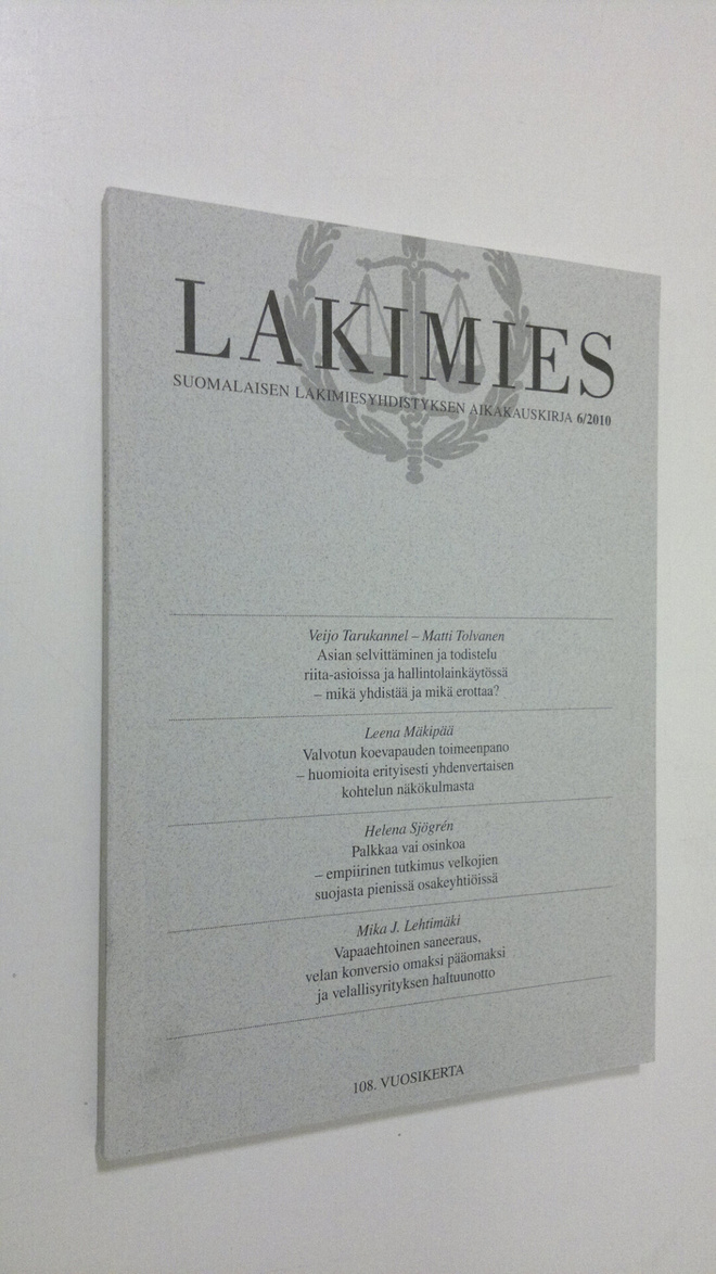 Lakimies 6/2010