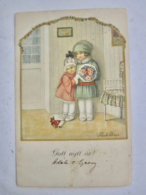 VANHA Postikortti Pauli Ebner 1927 Suomalainen