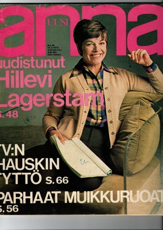 Anna n:o 46 1972 Hillevi. Ritva. Taina Vainio. Ihmeauto.