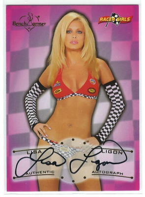 Bench Warmer 2011 Vault Racer Girls Lisa Ligon Autograph