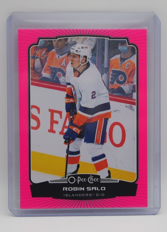 2022-23 O-pee-chee Neon pink Robin Salo /75