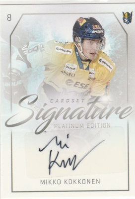 2018/19 Cardset Signature Mikko Kokkonen , Jukurit