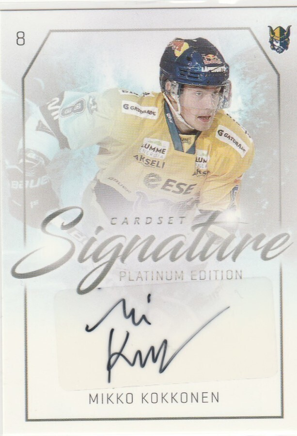 2018/19 Cardset Signature Mikko Kokkonen , Jukurit