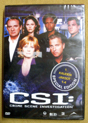 CSI - DVD - 1. kauden jaksot 1-4 - Avaamaton, muoveissa