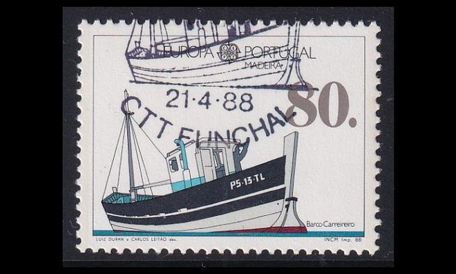 Madeira 118a o Europa viestintä ja liikenne (1988)