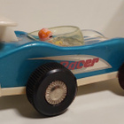 Vanha paristokäyttöinen peltiauto ME 811 Racer (Vintage) - pikkukuva 2
