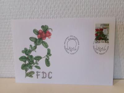 FDC- ensipäiväkuori - Puolukka - 2003