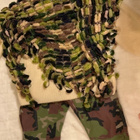 Camo maastokuosi väritys upea suuri huivi käsin tehty - pikkukuva 3