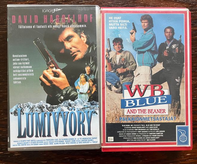 David Hasselhoff VHS x 2