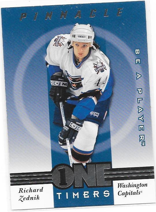97-98 Be A Player One Timers #17/20 Richard Zednik Capitals