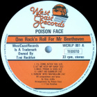 POISON FACE ~ One Rock'n Roll For Mr Beethoven ~ LP - pikkukuva 3