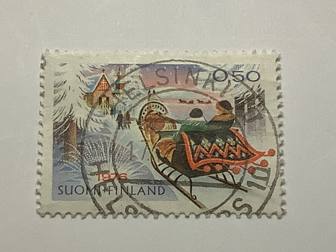 792 / 1976 Joulukirkko o leimattu