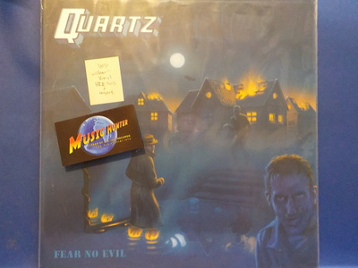 QUARTZ - FEAR NO EVIL - INSERT CLEAR VINYL UUSI LP