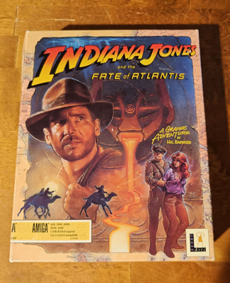 Amiga: Indiana Jones and the Fate of Atlantis ! vain boxi !