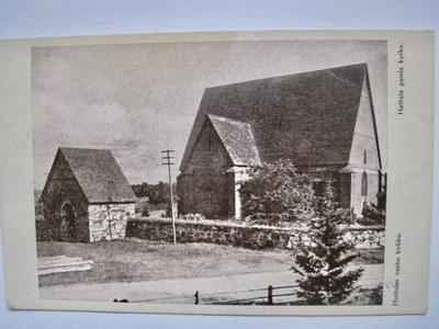 VANHA Postikortti Hattula 1920-l