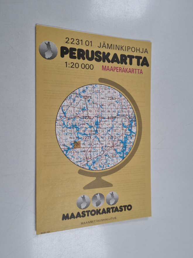 2231 01 Jäminkipohja : peruskartta 1: 20 000