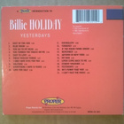 Billie Holiday - Yesterdays CD - pikkukuva 2