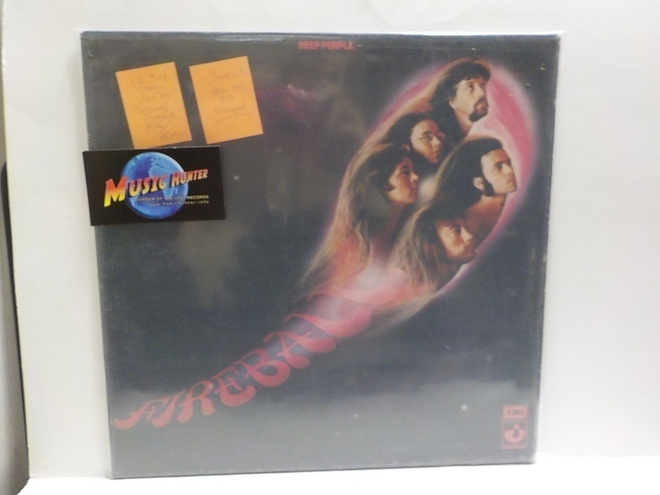 DEEP PURPLE - FIREBALL UK 3RD PRESS  UK -71 EX/EX- LP