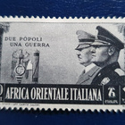 Hitler ja Mussolini AFRICA ORIENTALE ITALIANA postimerkki - pikkukuva 1