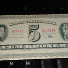 Danmark Tanska 5 kroner 1959 P42 VF- - pikkukuva 1