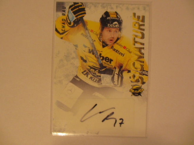 Chad Rau Saipa Signature Cardset 2015-16