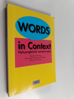 Bernhard Knop : Words in context : nykyenglannin sanasto-...