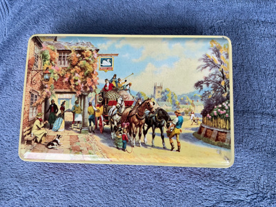 Blue Bird Toffee peltirasia 1950-luvulta