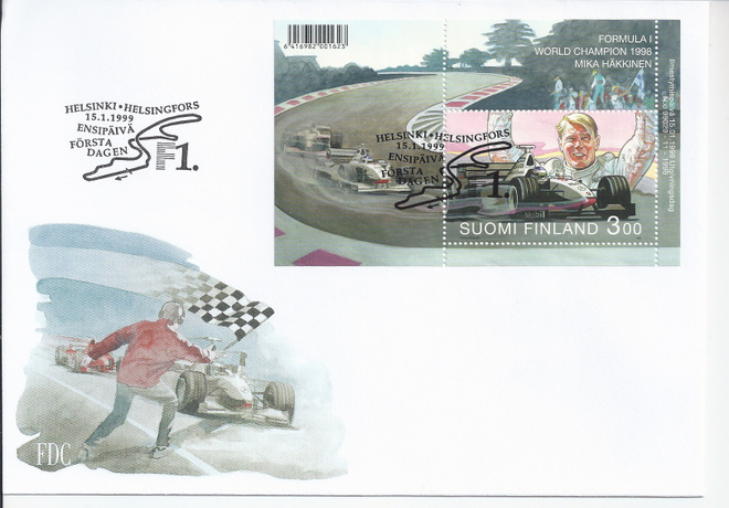 1999 FDC Mika Häkkinen