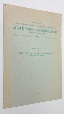 Bohony Nandor : Hoitsy pal, avagy egy magyar "imperialist...