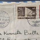 Lentokirje Kanadaan - Lahti 1948, postitalo-merkillä - pikkukuva 2