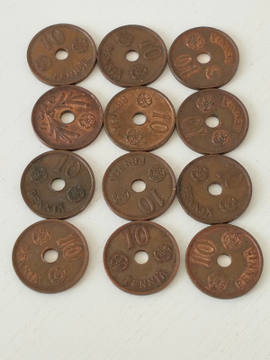 10 penniä 1941 12kpl