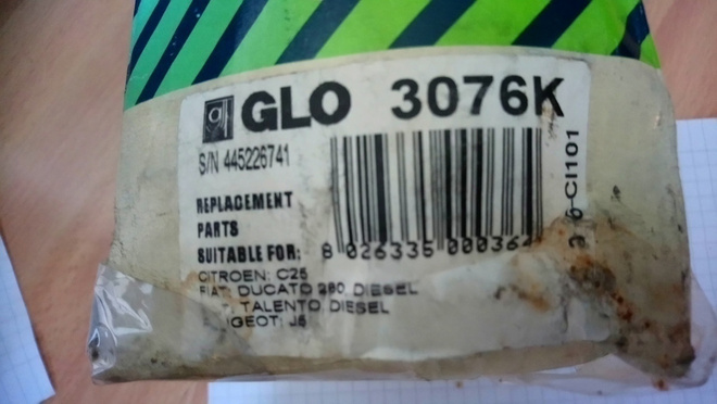 Citroen,Peugeot J6 Vetonivelen suojakumi 3076K GLO 016-CI101