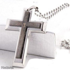 265 .. Stainless Steel Cross Raamatun Risti .. Kaulakoru - pikkukuva 5