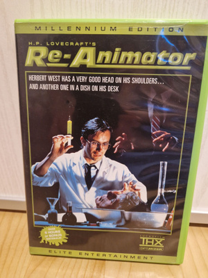 DVD: Re-Animator (toinen levy puuttuu)