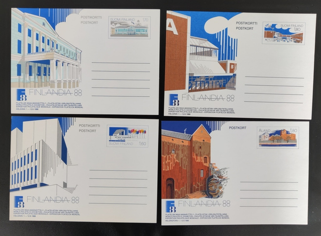 1988 FINLANDIA 88 ehiöitä 4 kpl